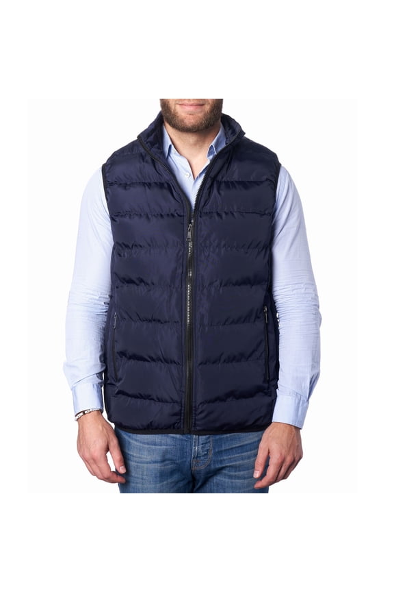 Mens Lightweight Down Alternative Puffer Vest Sleeveless Jacket
