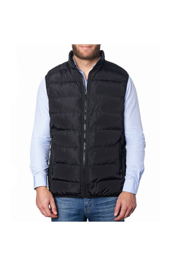 Mens Lightweight Down Alternative Puffer Vest Sleeveless Jacket