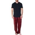 thumbnail image 1 of Alpine Swiss Mens Pajama Set Cotton Top Flannel Fleece Pants PJ Lounge Sleepwear, 1 of 7