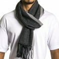 thumbnail image 1 of Alpine Swiss Mens Scarf Soft Knit Winter Scarves Plaid Striped or Solid Neck Covering Long Warm Stylish, 1 of 6