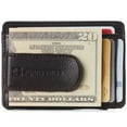thumbnail image 1 of Alpine Swiss Mens RFID Money Clip Leather Minimalist Wallet Card Case ID Window, 1 of 8