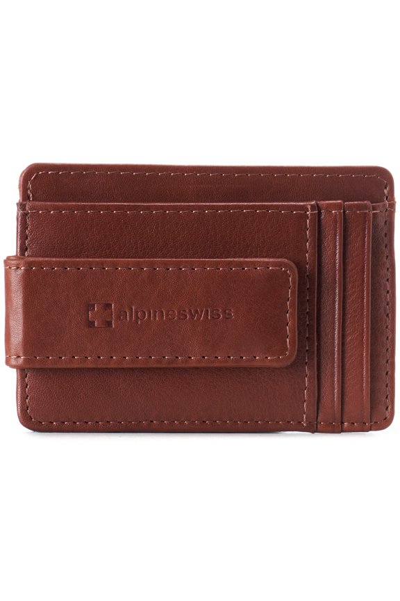 Mens RFID Safe Magnetic Money Clip Wallet Slim Front Pocket Wallet