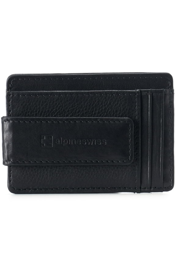 Mens RFID Safe Magnetic Money Clip Wallet Slim Front Pocket Wallet