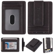 Alpine Swiss Mens RFID Safe Magnetic Money Clip Wallet Slim Front Pocket Wallet
