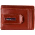 thumbnail image 1 of Alpine Swiss Mens RFID Money Clip Leather Minimalist Wallet Card Case ID Window, 1 of 8