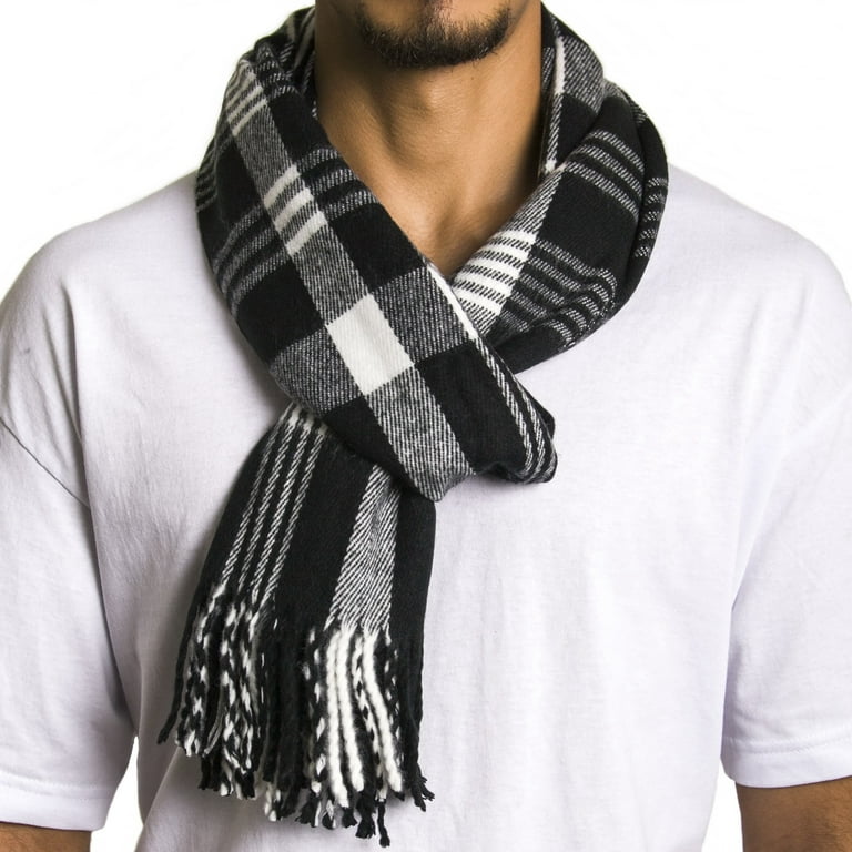 Alpine Swiss Mens Plaid Scarf Softer Than Cashmere Scarves Winter Shawl -  Alpine Swiss