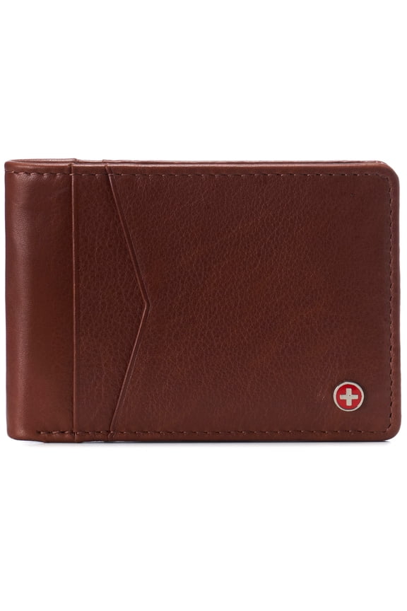 Delaney Slim Bifold Wallet | Front Pocket Wallet | 8 Card Slots ID Window | Outside Card Slot| RFID Protected Premium Leather | Gift Box