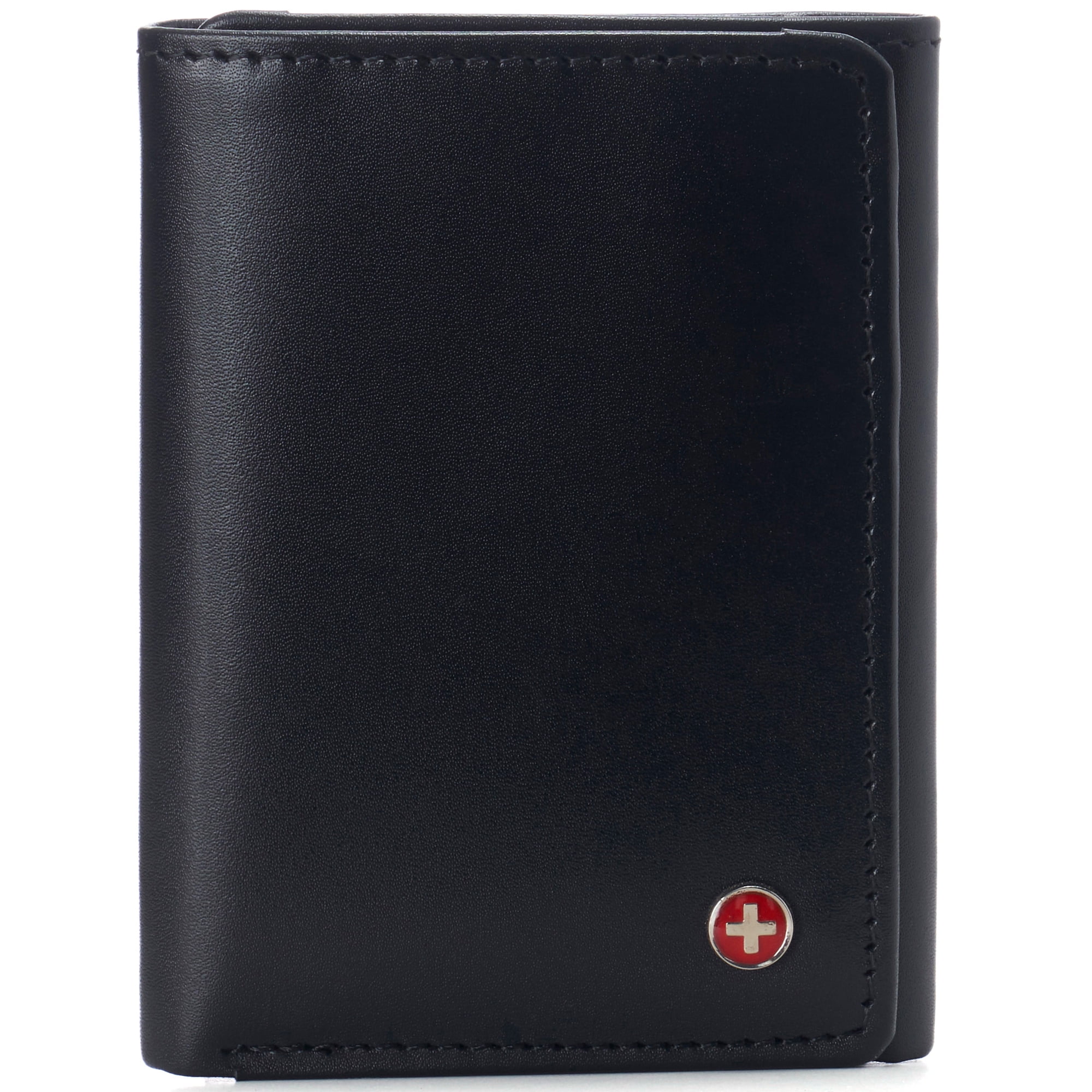 Alpine Swiss Men's Minimalist Slim Trifold Wallet, RFID Blocking ...