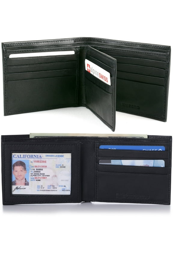 Mens Wallet Trifold Bifold Billfolds to choose from Genuine Leather Comes in Gift Bag