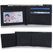 Alpine Swiss Mens Wallet Trifold Bifold Billfolds to choose from Genuine Leather in Gift Bag