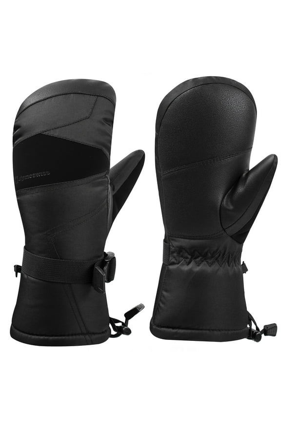 Mens Waterproof Ski Mittens 3M Thinsulate Winter Snow Sport Gloves