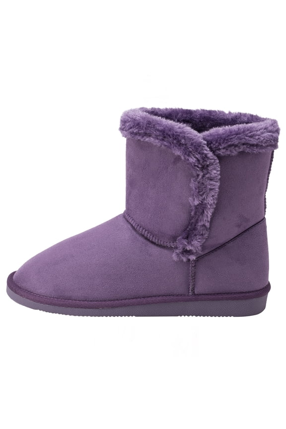 Mindy Women’s Winter Boots | Short Faux Shearling Boot | Warm Comfortable Micro Suede | Anti-Slip Sole | Stylish Fall & Winter Footwear