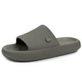 thumbnail image 1 of Alpine Swiss Omar Mens Slides Pillow Slippers Ultra Cushioned Cloud Slide Sandal, 1 of 7