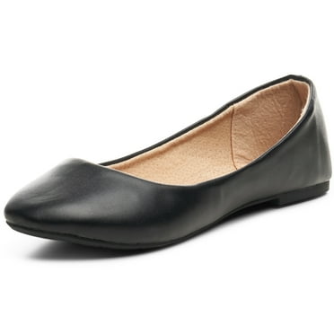 Alpine Swiss Pierina Womens Classic Round Toe Ballet Flats Work Slip On Shoes