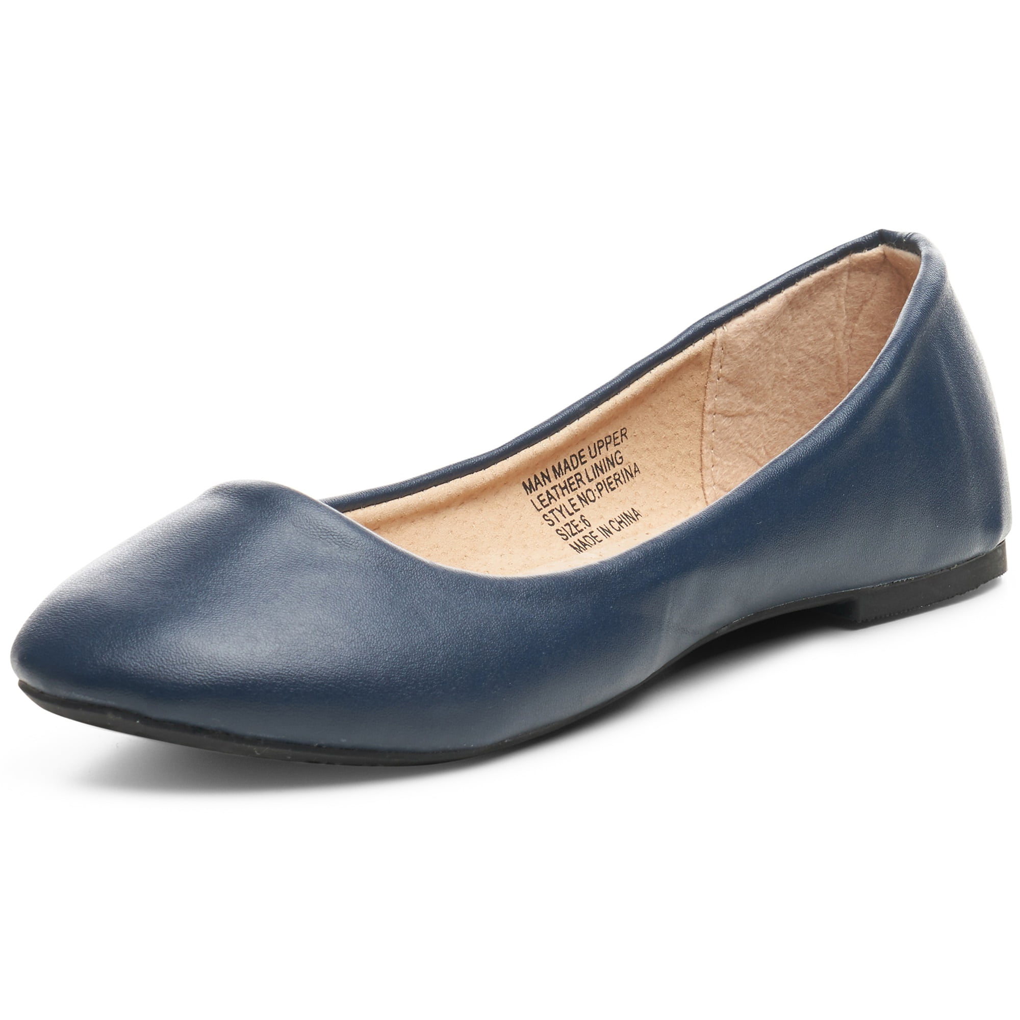 Alpine Swiss Pierina Womens Classic Round Toe Ballet Flats Work Slip On Shoes