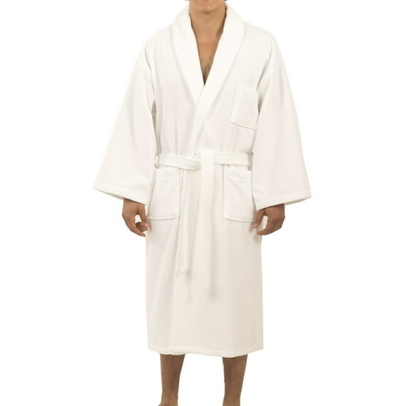 Alpine Swiss Pure Cotton Men Terry Cloth Bathrobe Super Absorbent Hotel Spa Robe