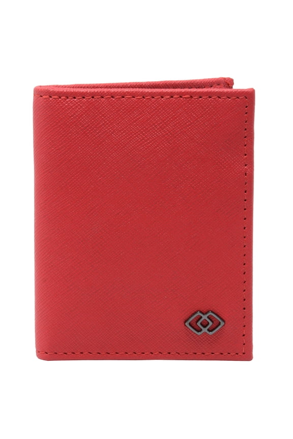 Men RFID Leather Wallet Slim Front Pocket Wallet Business Card Case