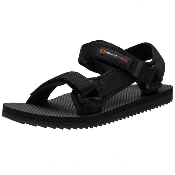Alpine Swiss Reid Mens Sport Sandals Athletic Open Toe Outdoor Walking Shoe Adjustable Strap Cushion EVA Footbed Durable Stylish Summer Comfort Sandal