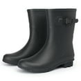 thumbnail image 1 of Alpine Swiss Reya Womens Waterproof Tall Rain Boots Non-Slip Rubber Mid Calf Garden Shoes, 1 of 7
