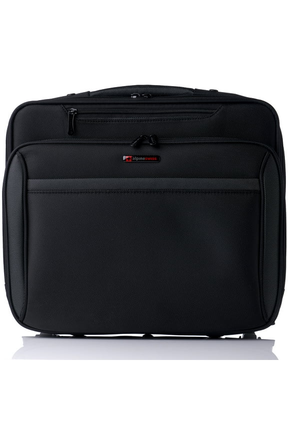 Rolling Briefcase Wheeled Overnight Carry on Bag up to 15.6” Laptop
