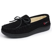 Alpine Swiss Sabine Women's Genuine Leather Suede Moccasin Slippers House Shoes