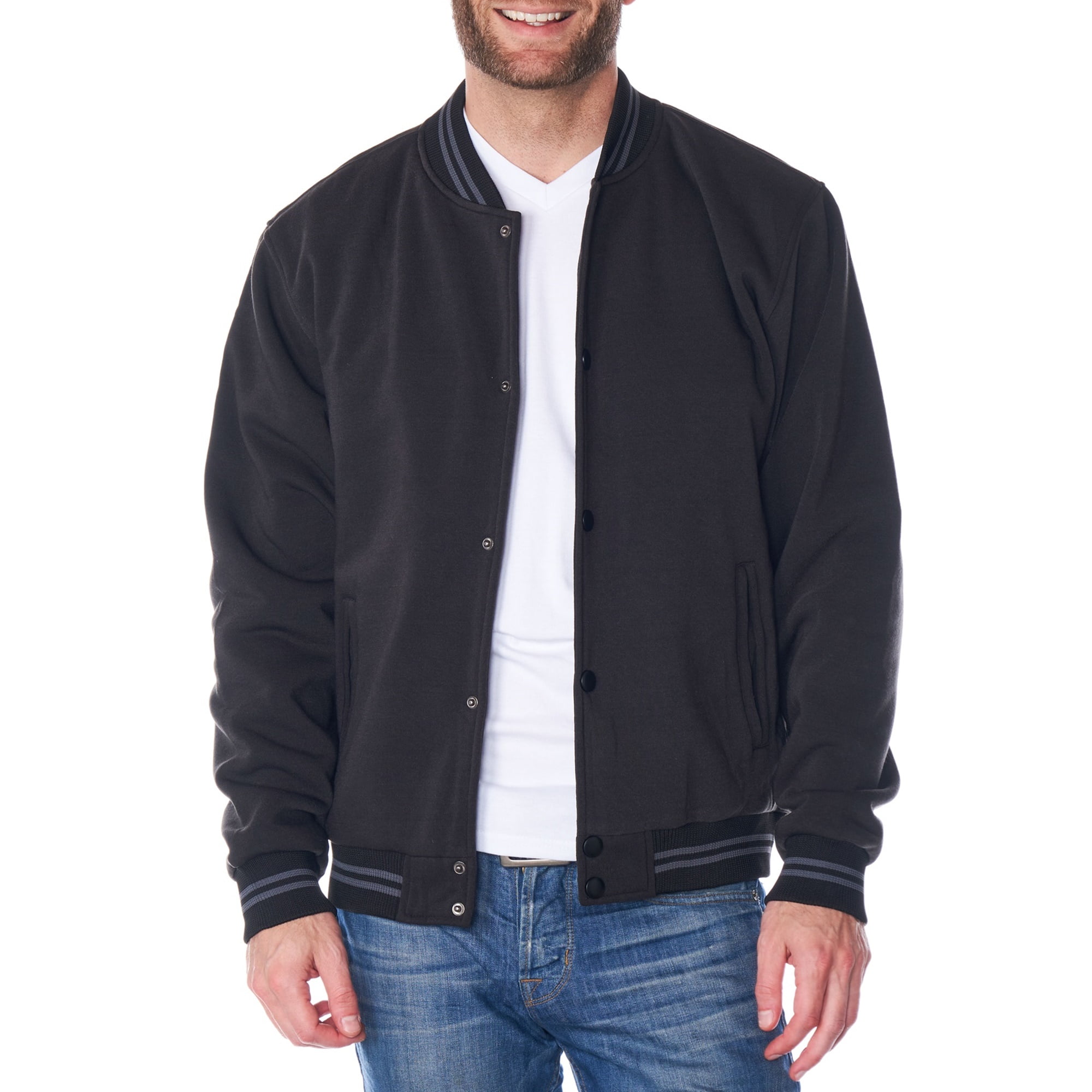 Tyler Men’s Varsity Jacket Classic Letterman Coat Baseball Bomber Jacket Lightweight Stylish Everyday Outerwear