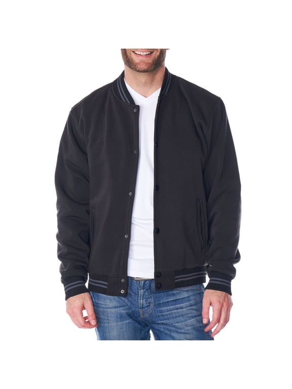 Tyler Men’s Varsity Jacket Classic Letterman Coat Baseball Bomber Jacket Lightweight Stylish Everyday Outerwear