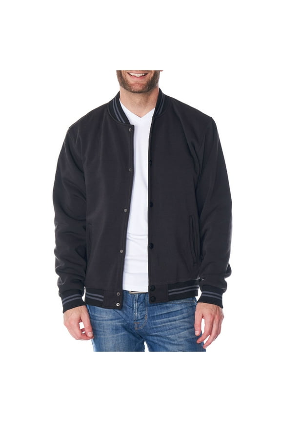 Tyler Men’s Varsity Jacket Classic Letterman Coat Baseball Bomber Jacket Lightweight Stylish Everyday Outerwear