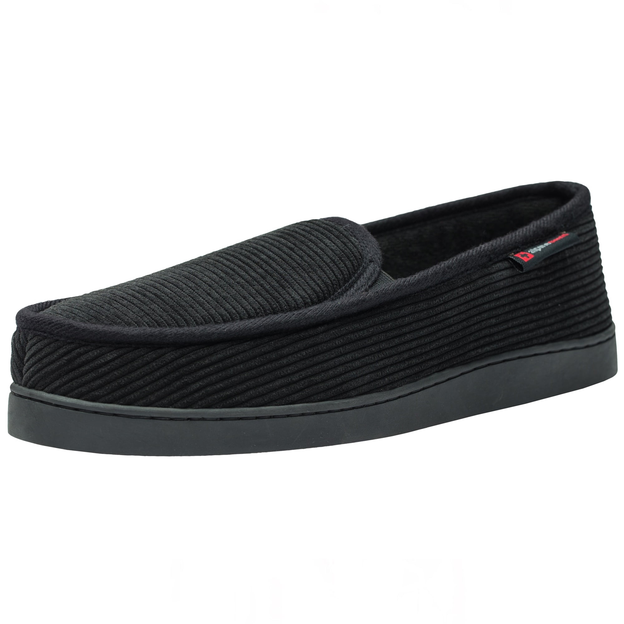 Alpine Swiss Men’s Wide Moccasin Slippers, Memory Foam, Warm Corduroy ...