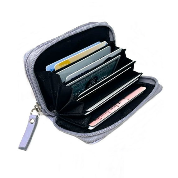 Alpine Swiss Womens Accordion Organizer Wallet Leather Credit Card Case ID