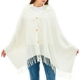 thumbnail image 1 of Alpine Swiss Womens Shawl Evening Wrap Pashmina Large Scarf Fringe Cape Poncho, 1 of 7