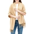 thumbnail image 1 of Alpine Swiss Womens Shawl Evening Wrap Pashmina Large Scarf Fringe Cape Poncho, 1 of 7