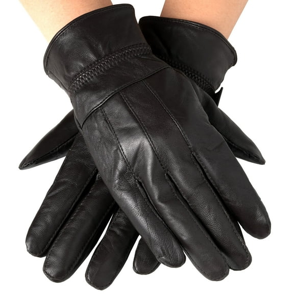 Alpine Swiss Womens Touch Screen Gloves Leather Phone Texting Glove Thermal Warm
