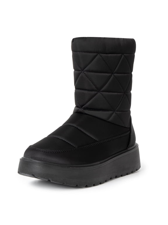 Zoey Women’s Winter Boots | Waterproof Snow Booties | Faux Fur Lined Warm Cozy Comfortable | Anti-Slip Sole | Stylish Outdoor Shoes