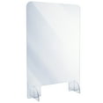 thumbnail image 1 of Alpine Table Top Sneeze Guard, Clear Acrylic Sheet, Protective Desk Screen, 24 in x 36 in x 0.18 in, 1 of 7