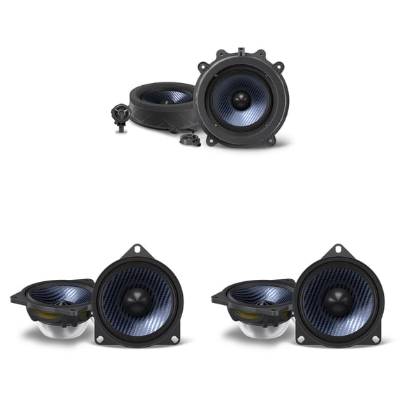 Alpine Tesla Audio Upgrade, Model Y Door Speaker Bundle ( EV-65C-T, (2) EV-40MR-T )