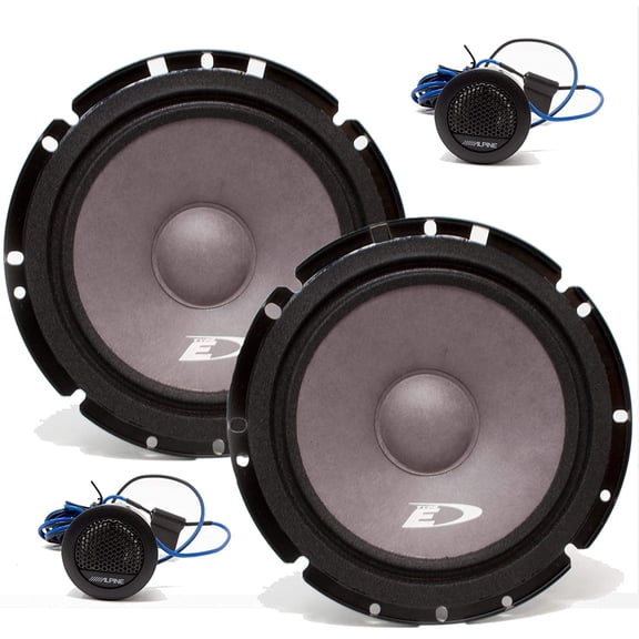 Alpine SXE-1751S Component System 280W Max, 45W RMS 6 1/2" 2-Way Component Speakers