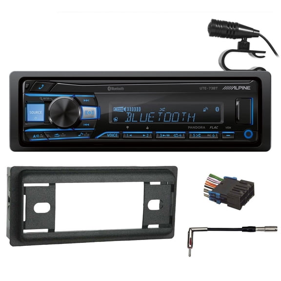 Alpine UTE-73BT Bluetooth Digital Media Receiver USB/AUX For 90-94 Chevrolet S-10 Blazer