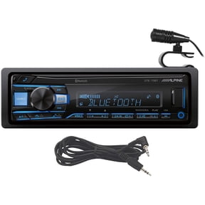 Alpine UTE-73BT Digital Media Bluetooth Car Stereo Receiver w/USB+ Absolute AUX Cable