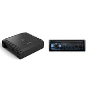 Alpine UTE-83BT Single Din Mech-Less Receiver w/ S2-A36F S-Series 4 Channel Amplifer