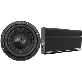 Alpine W10S4 10-Inch Bass Subwoofer & KTA-200M Mono Power Pack Amplifier with PowerStack Capability Bundle