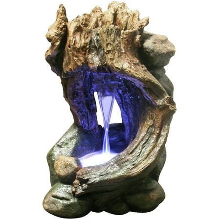 Alpine WIN292 Rainforest Fountain With Led Light, Fiberglass