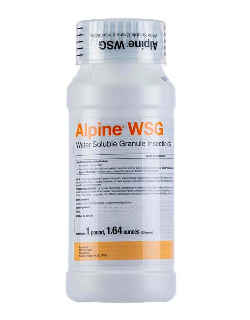Alpine Wsg Water Soluble Granule Insecticide 500g Jar Flea Bed Bug Roach Control