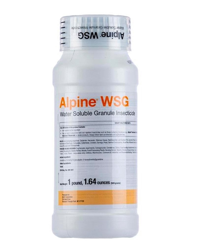 Alpine Wsg Water Soluble Granule Insecticide 500g Jar Flea Bed Bug Roach Control