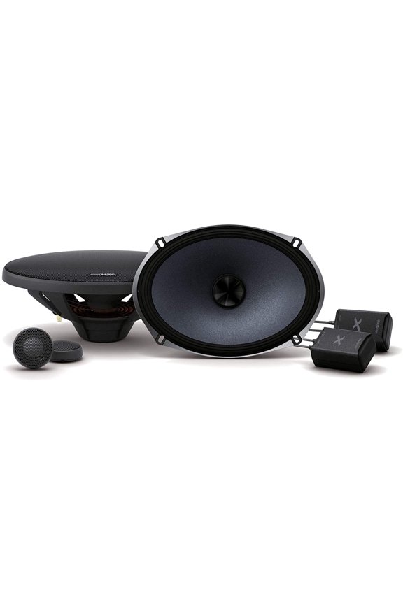 X-S69C 6" x 9" Component System720W Max, 240W RMS 6" x 9" X-Type 2-Way Component Car Speakers
