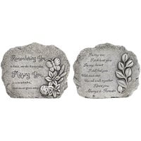 Alpine Xiamen Alpine Inspirational Garden Stone Plaque - Pack of 24