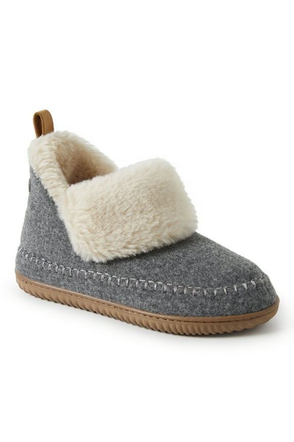 Alpine by Dearfoams Women's Moritz Bootie House Slipper