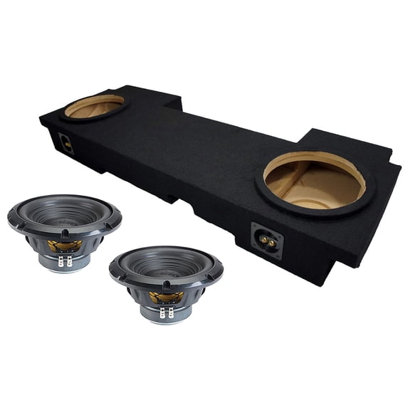 Alpine fits 02-13 Chevy Avalanche Sealed Dual 10" W10S4 Loaded Subwoofer Sub Box Enclosure 500W RMS 4 Ohm