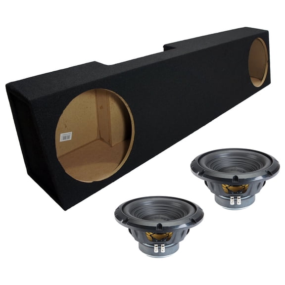 Alpine fits 06-15 Dodge Ram Mega Cab Truck Sealed Dual 10" W10S4 Loaded Subwoofer Sub Box Enclosure 500W RMS 4 Ohm