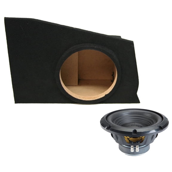 Alpine fits 10-15 Chevy Camaro Passenger Side Sealed Dual 10" W10S4 Loaded Subwoofer Sub Box Enclosure 500W RMS 4 Ohm